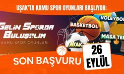 Uşak’ta Kamu Spor Oyunları Başlıyor: Son Başvuru 26 Eylül