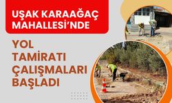 Uşak Karaağaç Mahallesi’nde Yol Tamiratı Çalışmaları Başladı
