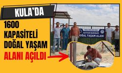 Kula’da 1600 Kapasiteli Doğal Yaşam Alanı Açıldı