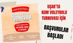 Uşak’ta Kum Voleybolu Turnuvası İçin Başvurular Başladı