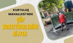 Kurtuluş Mahallesi’nde Çöp Konteynerlerine Hijyen