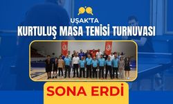 Uşak’ta Kurtuluş Masa Tenisi Turnuvası Sona Erdi