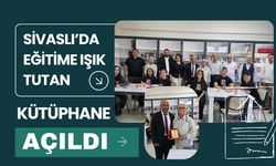 Sivaslı’da Eğitime Işık Tutan Kütüphane Açıldı