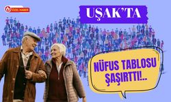 Uşak’ta Nüfus Tablosu Şaşırttı!..