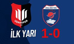 Uşakspor İlk Yarıyı 1-0 Önde Kapattı