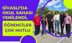 Sivaslı’da Okul Sahası Yenilendi, Öğrenciler Çok Mutlu