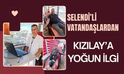 Selendi’li Vatandaşlardan Kızılay’a Yoğun İlgi