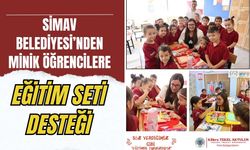 Simav Belediyesi’nden Minik Öğrencilere Eğitim Seti Desteği