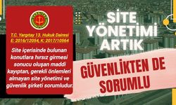 Site Yönetimi Artık Güvenlikten de Sorumlu