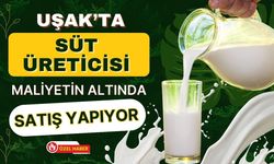 Uşak’ta süt üreticisi maliyetin altında satış yapıyor
