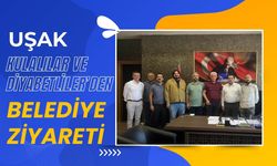Uşak Kulalılar ve Diyabetliler’den Belediye ziyareti