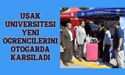 Uşak Üniversitesi Yeni Öğrencilerini Otogarda Karşıladı