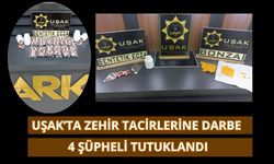 Uşak’ta Zehir Tacirlerine Darbe: 4 Şüpheli Tutuklandı