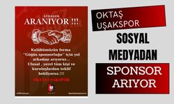 Oktaş Uşakspor Sosyal Medya'dan Sponsor Arıyor!!!