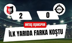 Oktaş Uşakspor İlk Yarıda Farka Koştu