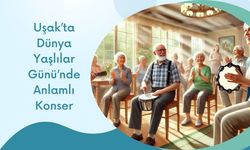 Uşak’ta Dünya Yaşlılar Günü’nde Anlamlı Konser