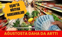 Uşak’ta Mutfak Harcamaları Ağustosta Daha da Arttı
