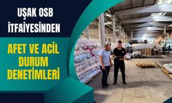 Uşak OSB İtfaiyesinden Afet ve Acil Durum Denetimleri