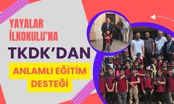 Yayalar İlkokulu’na TKDK’dan Anlamlı Eğitim Desteği
