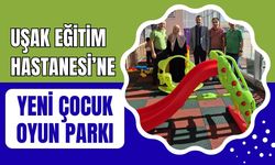 Uşak Eğitim Hastanesi’ne Yeni Çocuk Oyun Parkı