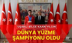 Uşaklı Bilge Kaan Yılgın Dünya Yüzme Şampiyonu Oldu