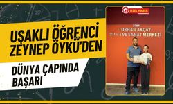 Uşaklı Öğrenci Zeynep Öykü’den Dünya Çapında Başarı