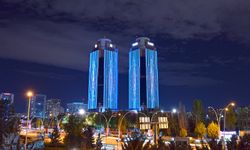TOBB İkiz Kuleler, Türk Devletleri Renkleriyle Aydınlatıldı