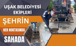 Uşak Belediyesi Ekipleri Şehrin Her Noktasında Sahada