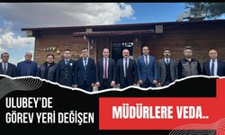 Ulubey’de Görev Yeri Değişen Müdürlere Veda