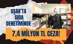 Uşak’ta Gıda Denetiminde 7,4 Milyon TL Ceza!