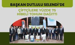 Başkan Dutlulu, çiftçilere yüzde 75 hibeli tohum dağıttı