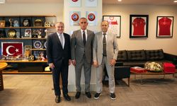 Bakan Bak ve Suriyeli Mevkidaşı TFF’yi Ziyaret Etti