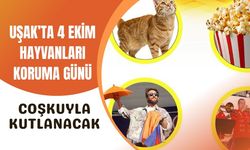 Uşak’ta 4 Ekim Hayvanları Koruma Günü coşkuyla kutlanacak