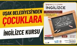 Uşak Belediyesi’nden Çocuklara İngilizce Kursu