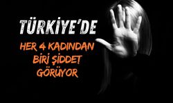 Türkiye’de Her 4 Kadından Biri Şiddet Görüyor