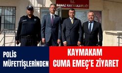 Polis Müfettişlerinden Kaymakam Cuma Emeç’e Ziyaret