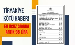 Tiryakiye kötü haber! En Ucuz Sigara Artık 95 Lira