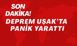 Deprem Uşak'ta Panik Yarattı, Uşak'lılar Sokaklara Çıktı