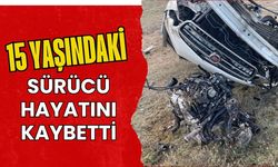15 Yaşındaki Sürücü Hayatını Kaybetti