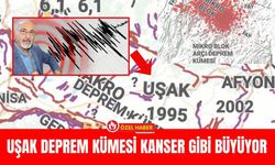 Uşak Deprem Kümesi Kanser Gibi Büyüyor