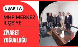 Uşak’ta MHP Merkez İlçe’ye Ziyaret Yoğunluğu