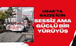 Uşak’ta Gazze İçin Sessiz Ama Güçlü Bir Yürüyüş