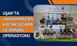 Uşak’ta Jandarmadan Kaçak Sigara ve Bonzai Operasyonu