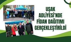 Uşak Adliyesi’nde Fidan Dağıtımı Gerçekleştirildi