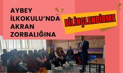 Aybey İlkokulu’nda Akran Zorbalığına Bilinçlendirme