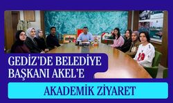 Gediz’de Belediye Başkanı Akel’e Akademik Ziyaret