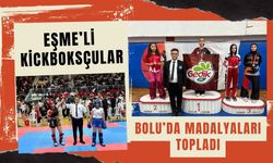 Eşme’li Kickboksçular Bolu’da Madalyaları Topladı