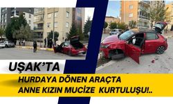 Hurdaya Dönen Araçta Anne Kızın Mucize Kurtuluşu!..