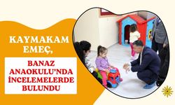Kaymakam Emeç, Banaz Anaokulu’nda İncelemelerde Bulundu