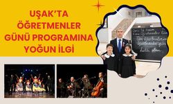 Uşak’ta Öğretmenler Günü Programına Yoğun İlgi